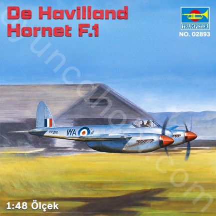 Trumpeter 02893 De Havilland Hornet F.1 Maket Model Kit - Thumbnail