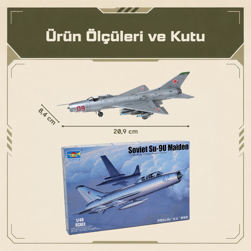Trumpeter 02897 Soviet Su-9U Maiden Maket Model Kit