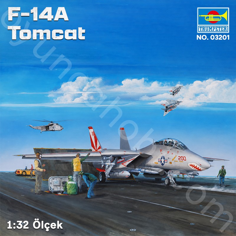 Trumpeter 03201 F-14A Tomcat Maket Model Kit
