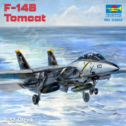 Trumpeter 03202 F-14B Tomcat Maket Model Kit - Thumbnail