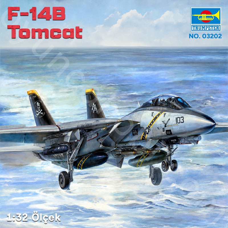 Trumpeter 03202 F-14B Tomcat Maket Model Kit