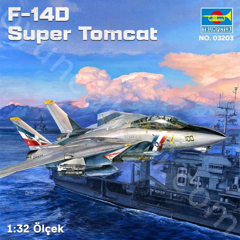 Trumpeter 03203 F-14D Super Tomcat Maket Model Kit