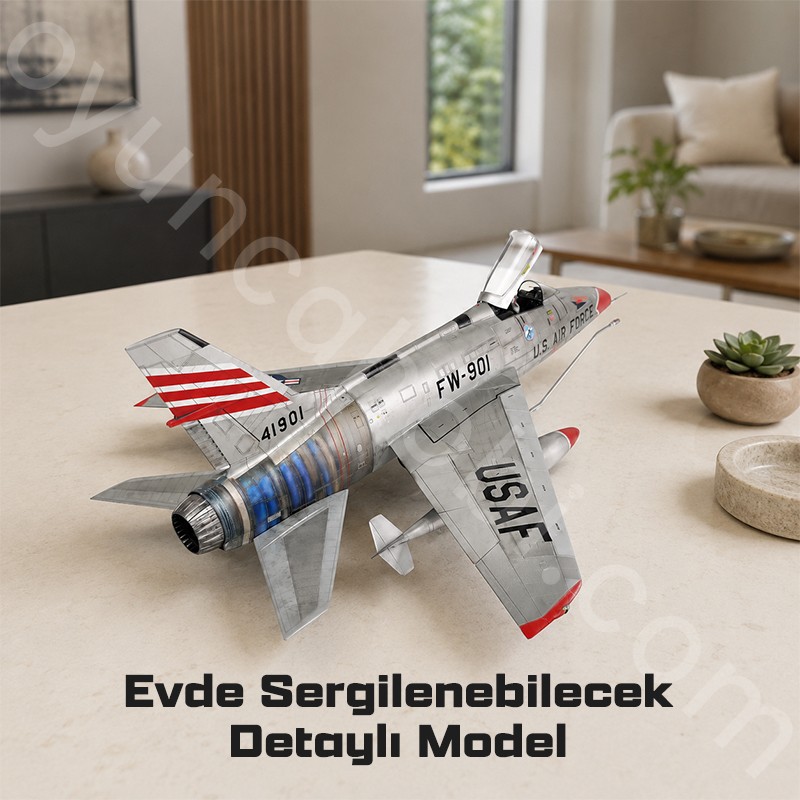 Trumpeter 03221 F-100C Super Sabre Maket Model Kit