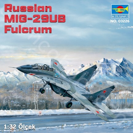 Trumpeter 03226 Russian MIG-29UB Fulcrum Maket Model Kit - Thumbnail
