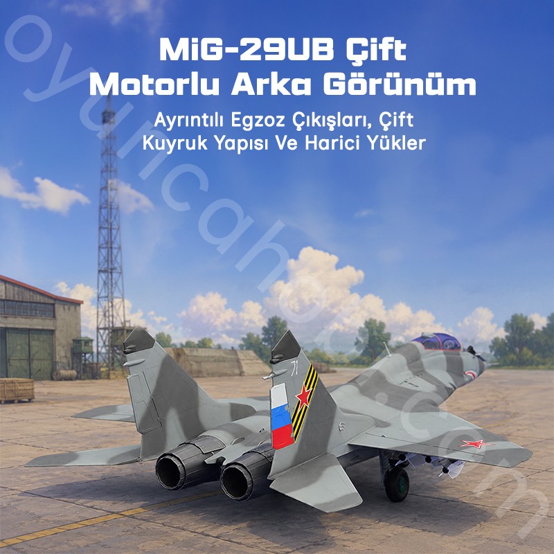 Trumpeter 03226 Russian MIG-29UB Fulcrum Maket Model Kit