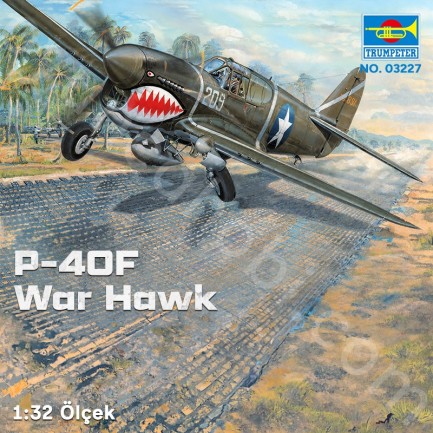 Trumpeter 03227 P-40F War Hawk Maket Model Kit - Thumbnail