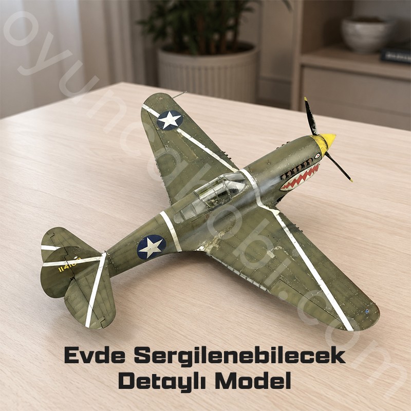 Trumpeter 03227 P-40F War Hawk Maket Model Kit