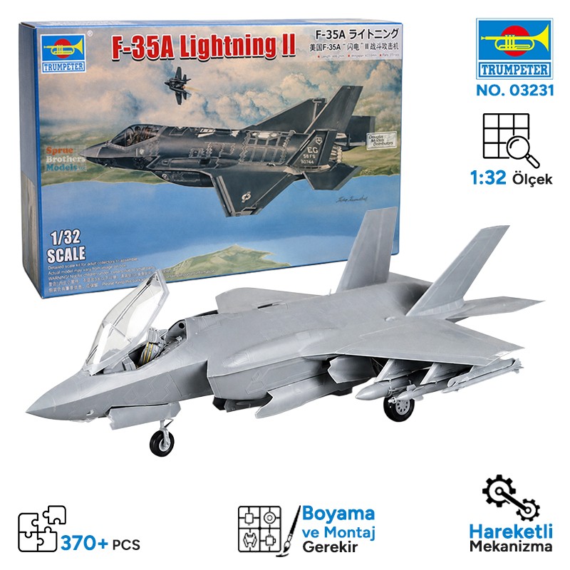 Trumpeter 03231 F-35A Lightning II Maket Model Kit