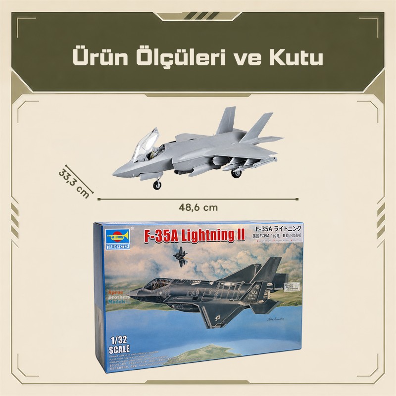 Trumpeter 03231 F-35A Lightning II Maket Model Kit