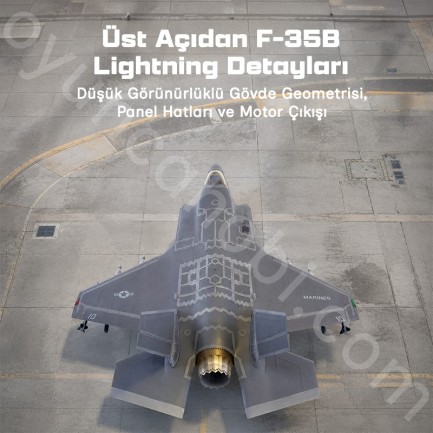 Trumpeter 03232 F-35B Lightning Maket Model Kit - Thumbnail