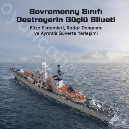 Trumpeter 03612 Warship-Sovremenny Class Type I Maket Model Kit - Thumbnail