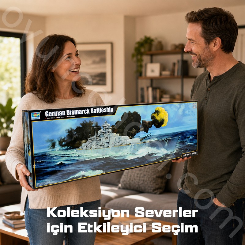 Trumpeter 03702 German Bismarck Battleship Maket Model Kit