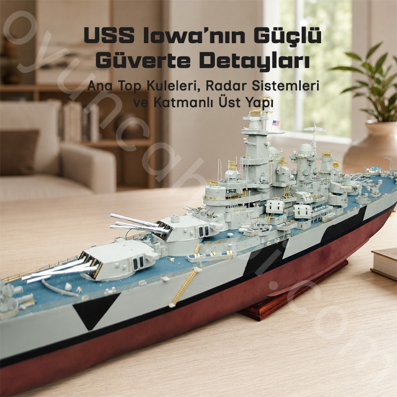 Trumpeter 03706 Iowa BB-61 Maket Model Kit