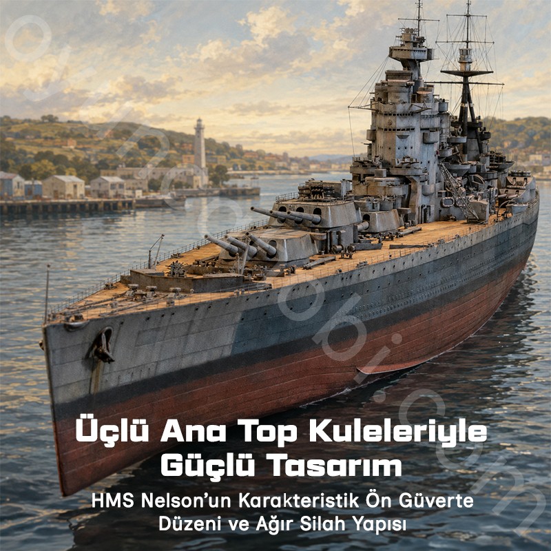 Trumpeter 03708 HMS Nelson 1944 Maket Model Kit