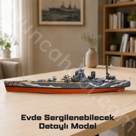 Trumpeter 03709 HMS Rodney Maket Model Kit - Thumbnail