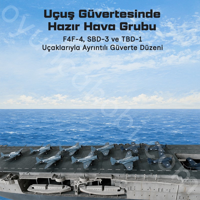 Trumpeter 03711 USS Yorktown CV-5 Maket Model Kit