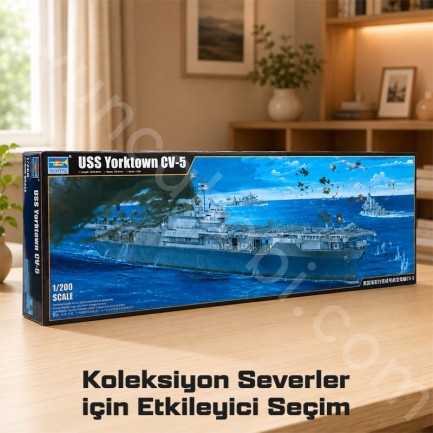 Trumpeter 03711 USS Yorktown CV-5 Maket Model Kit - Thumbnail
