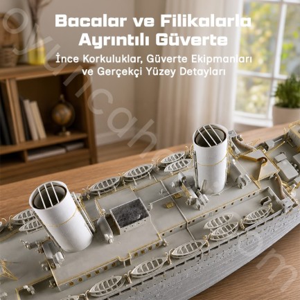 Trumpeter 03720 HMT Olympic Maket Model Kit - Thumbnail