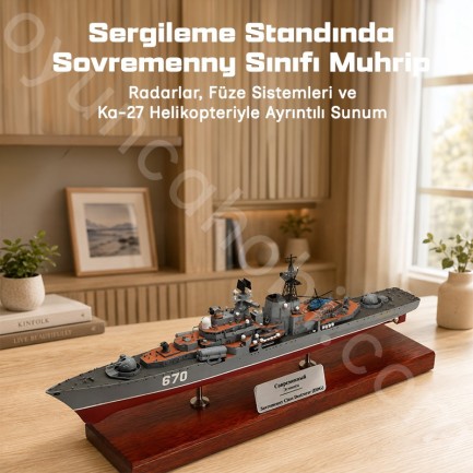 Trumpeter 04515 USSR Navy Sovremenny Class Maket Model Kit - Thumbnail