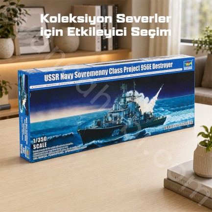 Trumpeter 04515 USSR Navy Sovremenny Class Maket Model Kit - Thumbnail