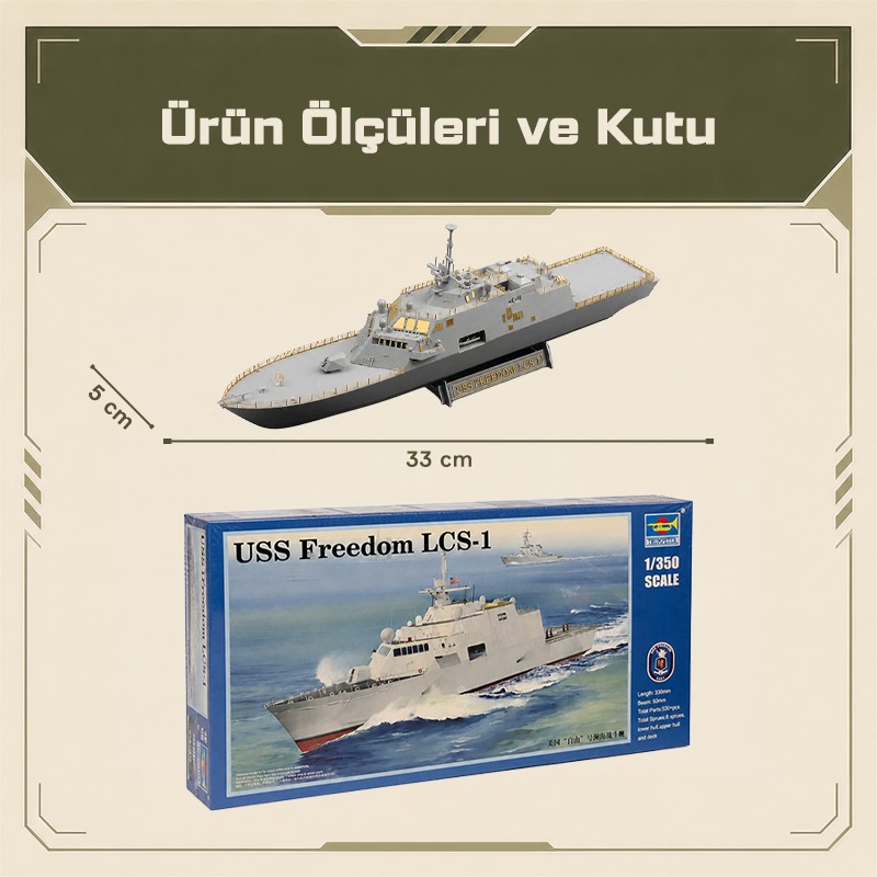 Trumpeter 04549 Freedom (LCS-1) Maket Model Kit