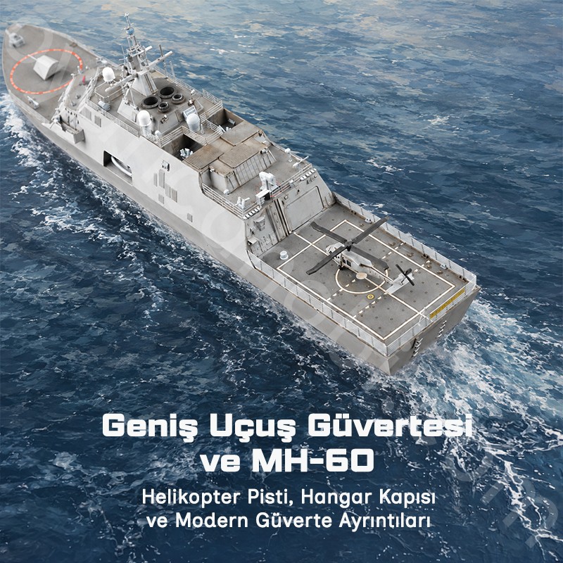 Trumpeter 04553 Fort Worth (LCS-3) Maket Model Kit
