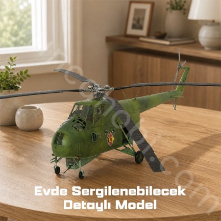 Trumpeter 05101 Helicopter-Mil Mi-4A Hound A Maket Model Kit - Thumbnail