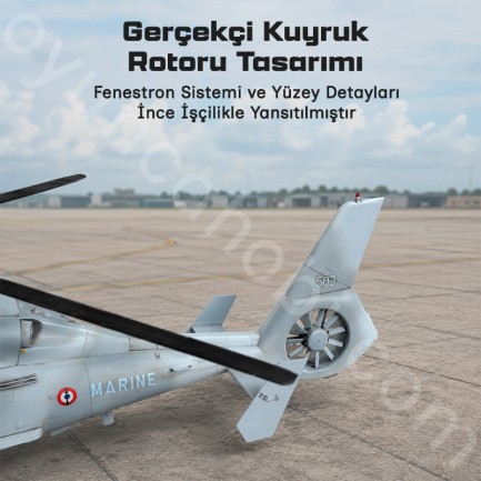 Trumpeter 05108 AS565 Panther Helicopter Maket Model Kit - Thumbnail