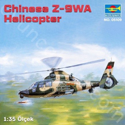 Trumpeter 05109 Chinese Z-9WA Helicopter Maket Model Kit - Thumbnail