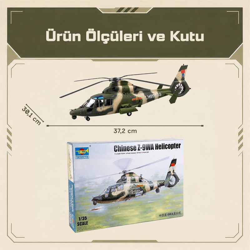 Trumpeter 05109 Chinese Z-9WA Helicopter Maket Model Kit