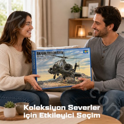 Trumpeter 05114 AH-64A Apache Early Maket Model Kit - Thumbnail