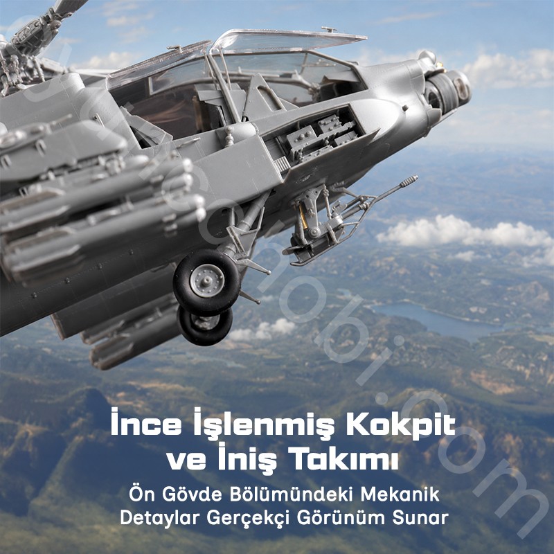 Trumpeter 05115 AH-64A Apache Late Maket Model Kit