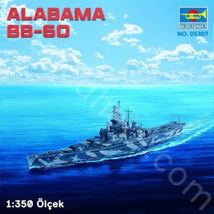 Trumpeter 05307 ALABAMA BB-60 Maket Model Kit - Thumbnail