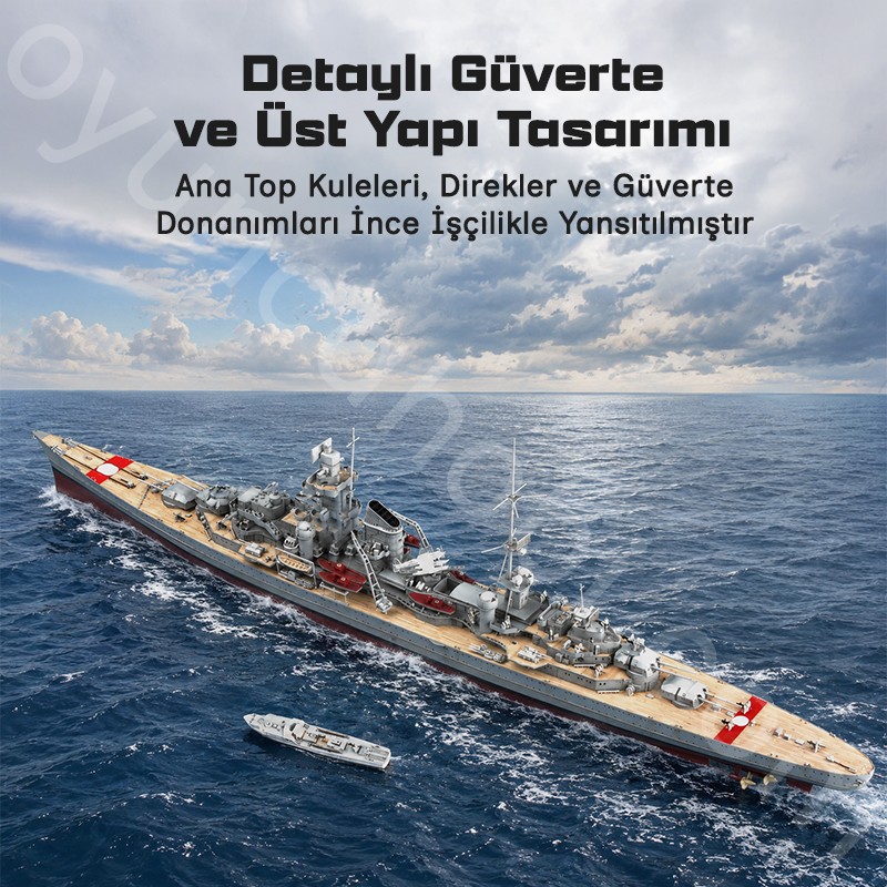 Trumpeter 05313 German cruiser Prinz Eugen 1945 Maket Model Kit