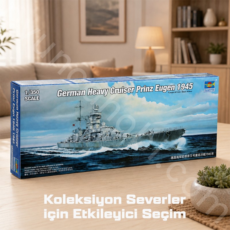Trumpeter 05313 German cruiser Prinz Eugen 1945 Maket Model Kit