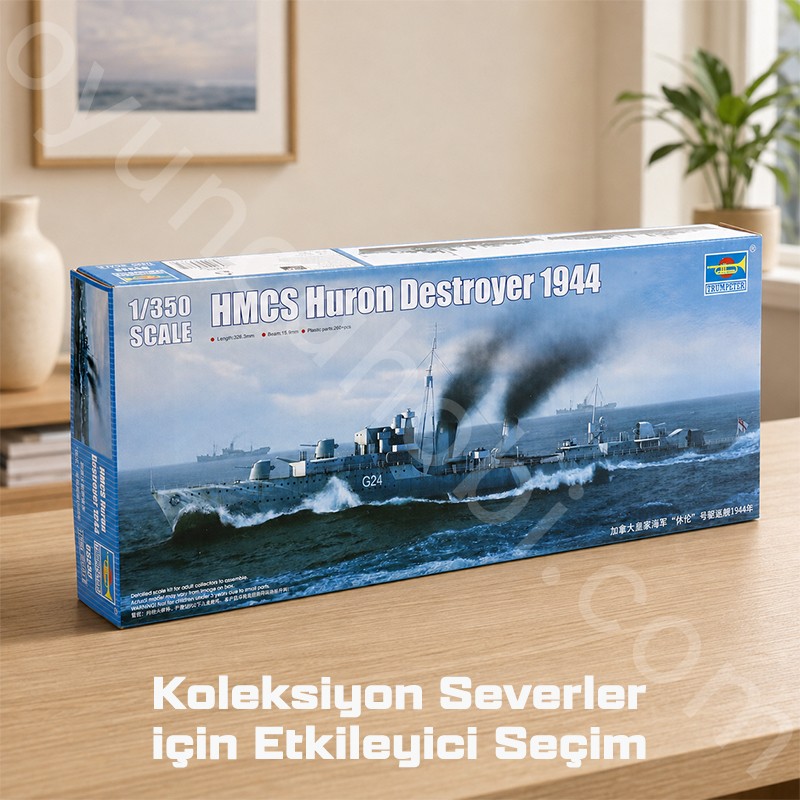 Trumpeter 05333 HMCS Huron Destroyer 1944 Maket Model Kit