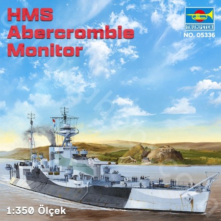 Trumpeter 05336 HMS Abercrombie Monitor Maket Model Kit - Thumbnail