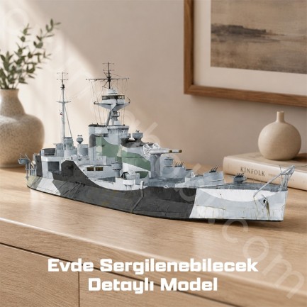 Trumpeter 05336 HMS Abercrombie Monitor Maket Model Kit - Thumbnail
