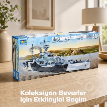 Trumpeter 05336 HMS Abercrombie Monitor Maket Model Kit - Thumbnail