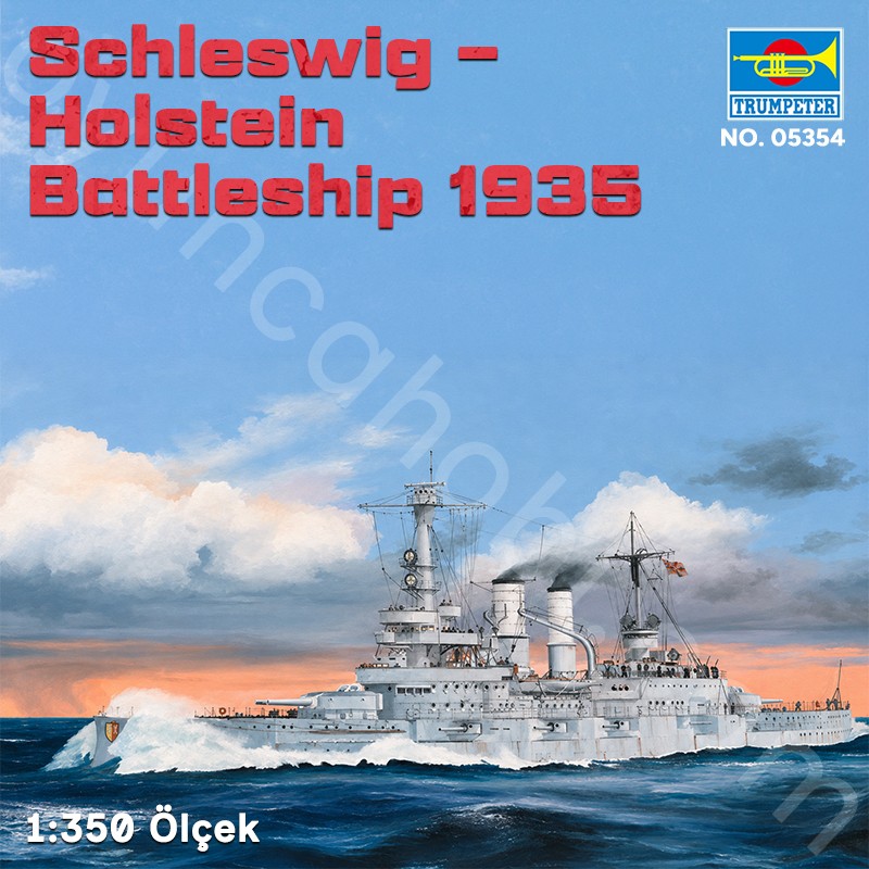 Trumpeter 05354 Schleswig – Holstein Battleship 1935 Maket Model Kit