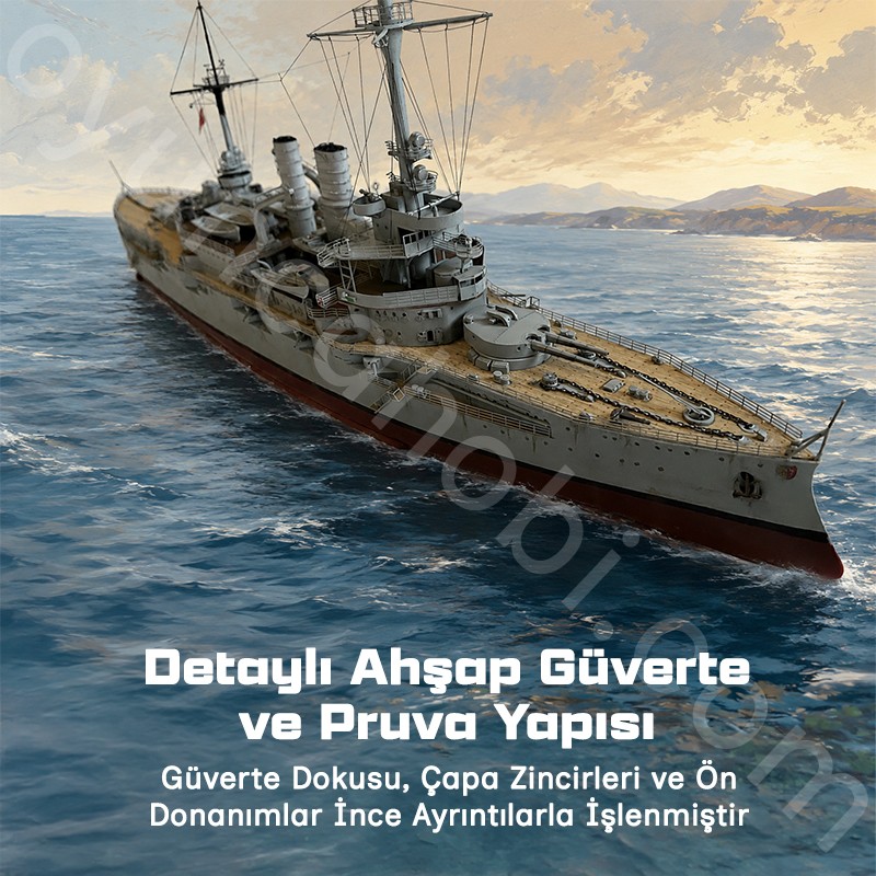 Trumpeter 05354 Schleswig – Holstein Battleship 1935 Maket Model Kit