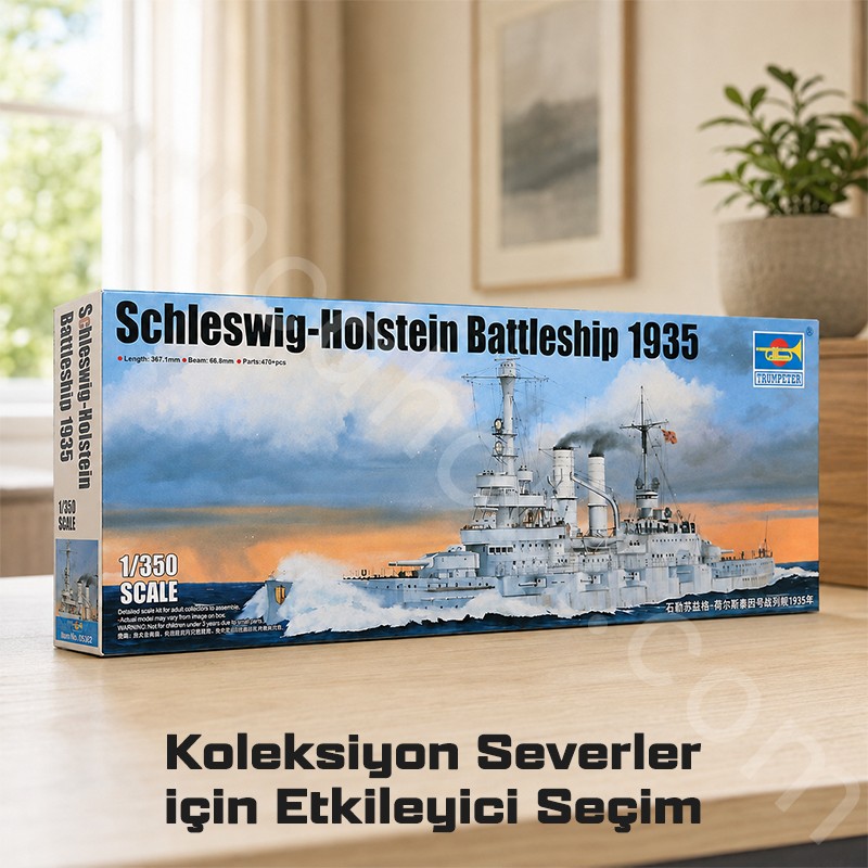 Trumpeter 05354 Schleswig – Holstein Battleship 1935 Maket Model Kit