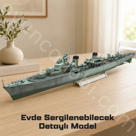 Trumpeter 05356 Russian Destroyer Taszkient 1940 Maket Model Kit - Thumbnail