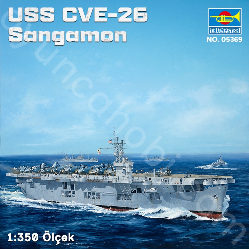 Trumpeter 05369 USS CVE-26 Sangamon Maket Model Kit