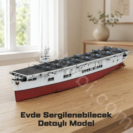 Trumpeter 05369 USS CVE-26 Sangamon Maket Model Kit - Thumbnail