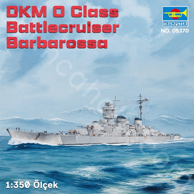 Trumpeter 05370 DKM O Class Battlecruiser Barbarossa Maket Model Kit