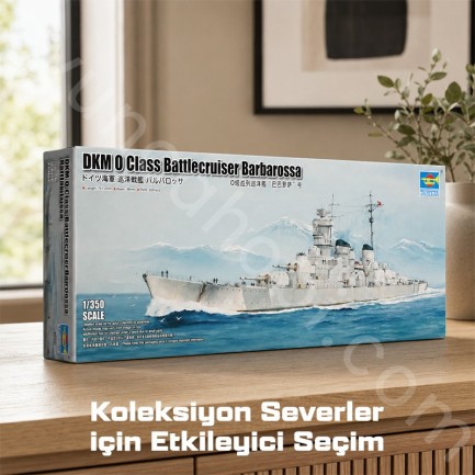 Trumpeter 05370 DKM O Class Battlecruiser Barbarossa Maket Model Kit - Thumbnail