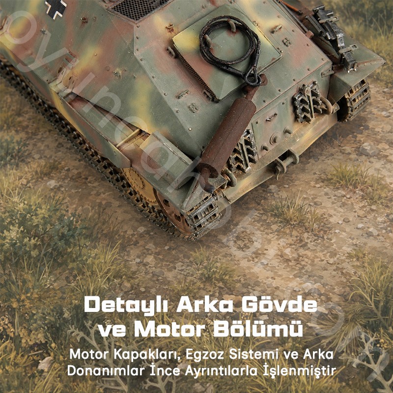 Trumpeter 05524 German Jagdpanzer 38(t) STARR Maket Model Kit