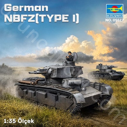 Trumpeter 05527 German NBFZ(TYPE ?) Maket Model Kit - Thumbnail
