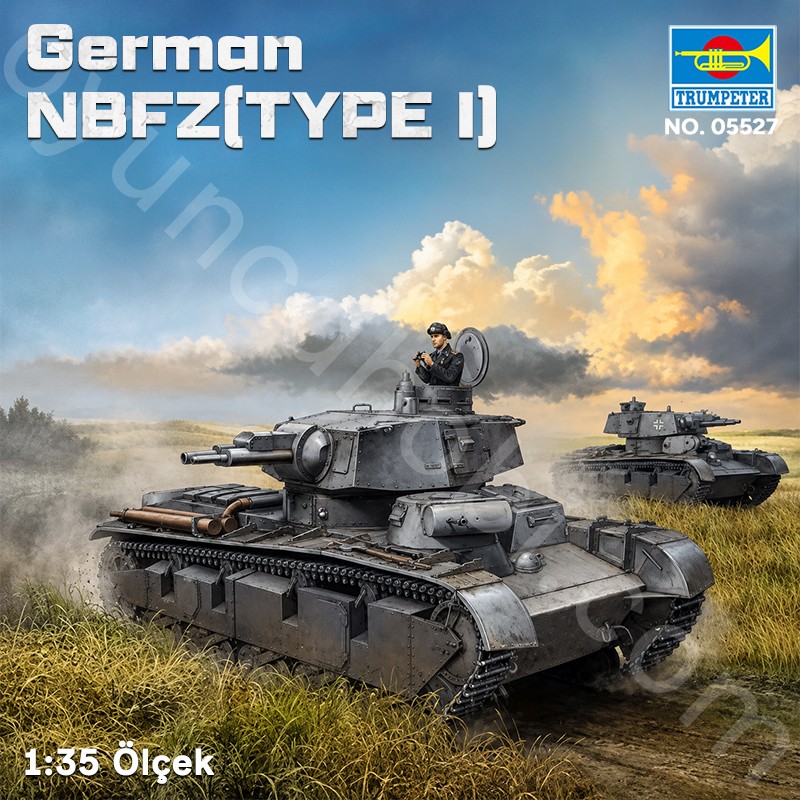 Trumpeter 05527 German NBFZ(TYPE ?) Maket Model Kit